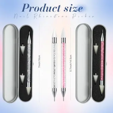 Tatuo 2-Piece Rhinestone Picker Dotting Pen, 2 colors