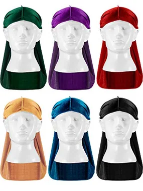 Tatuo 6-Piece Velvet Durag