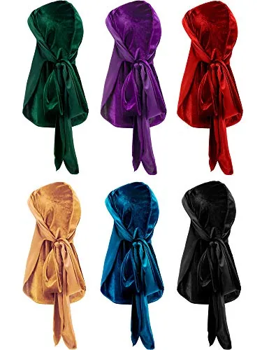 Tatuo 6-Piece Velvet Durag