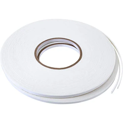 Tatuo 2-Piece Double Sided Foam Tape, White